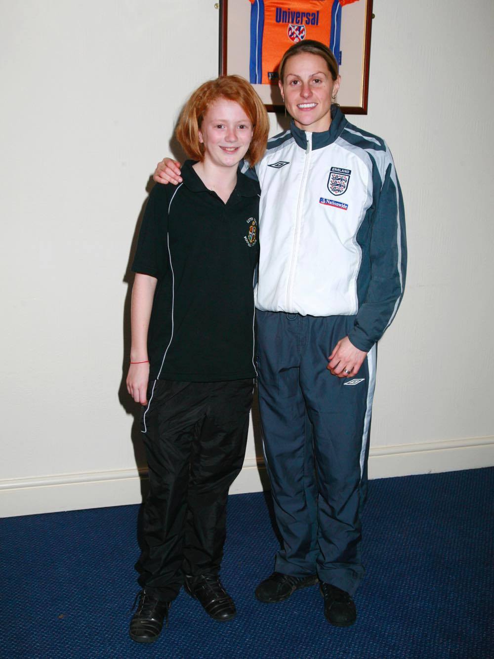 Ceylon and 'England’s greatest ever female footballer, Kelly Smith'