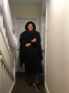 Coat under gown